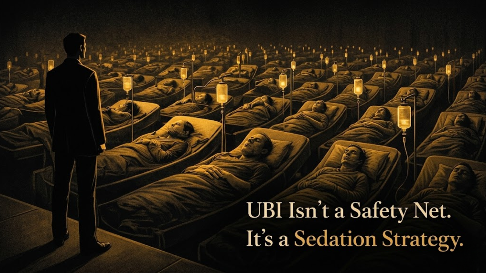 A cinematic editorial illustration shows a solitary figure facing a chaotic mass of floating papers and task fragments suspended in darkness. A vertical beam of warm golden light slices through the center, breaking the mass apart into glowing particles. The contrast between darkness and illumination represents the sudden resolution of long-standing task debt through a single decisive conversation.